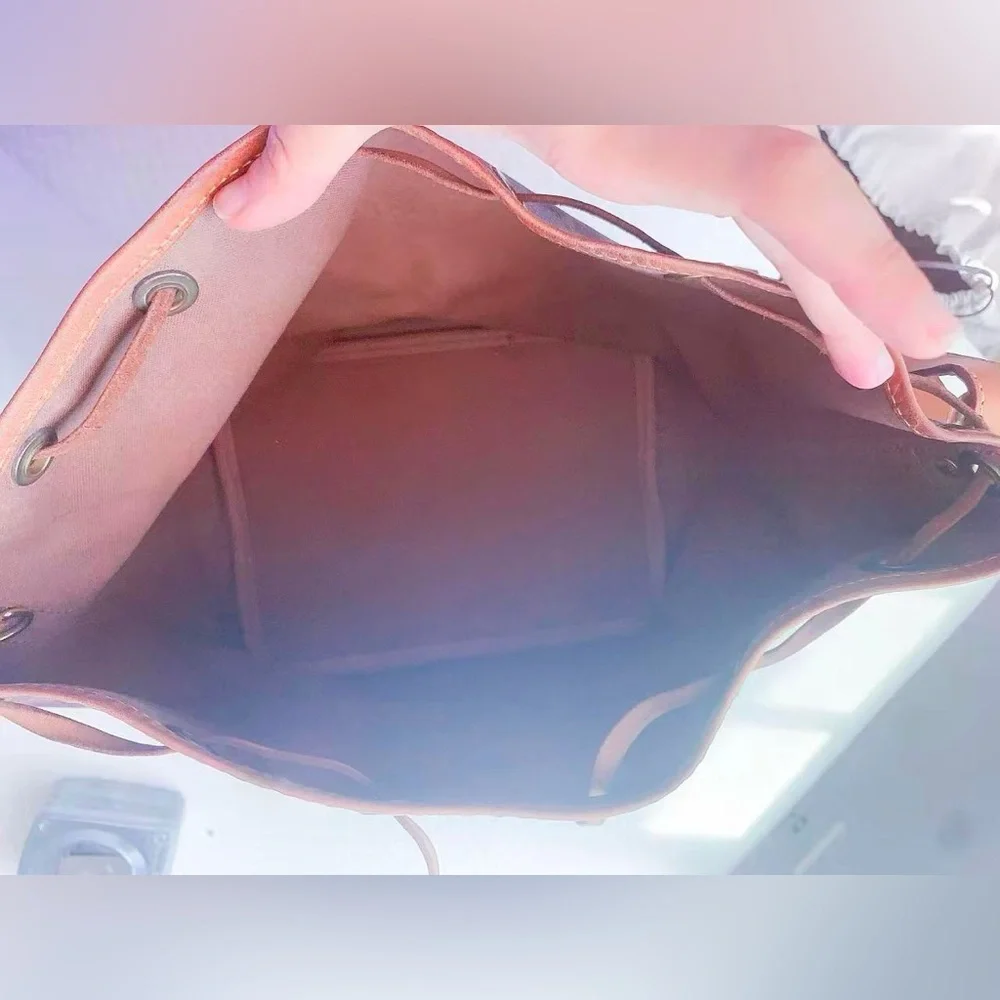 Louis Vuitton Petit Noé Monogram Bucket Bag Made in‎ France 2015